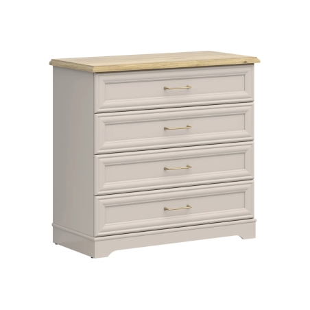 Anga 94 cm chest of drawers kashmir/oak mauvella Black Red White