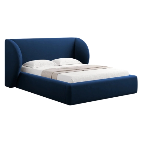 colour - blues and grenades, Miley velour bed - Bluvel 86