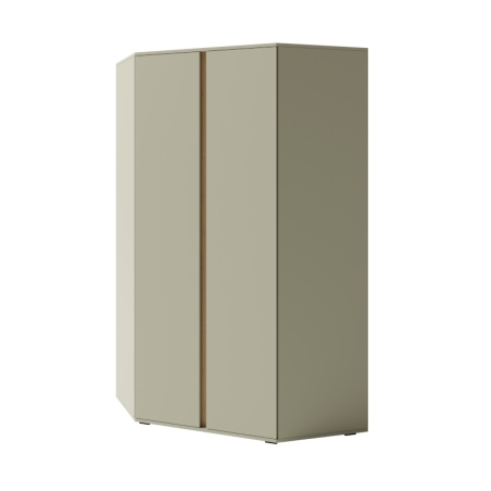 Two-door corner wardrobe LC2 Luca Eucalyptus Meblar