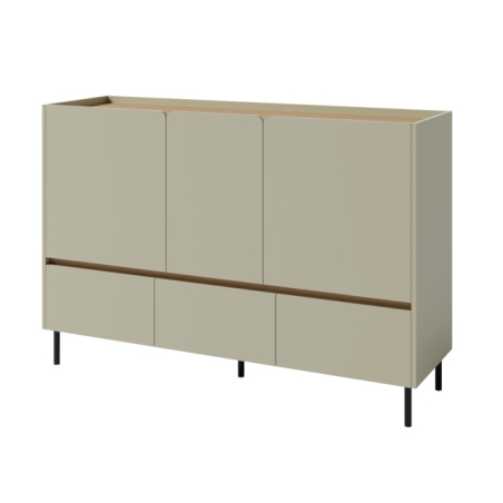 LC7 Luca Eucalyptus three-door chest of drawers Meblar