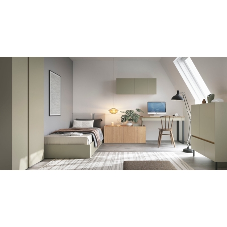 LC7 Luca Eucalyptus three-door chest of drawers Meblar