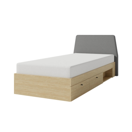 Bed with a container Alessio AE12 L/P Meblar