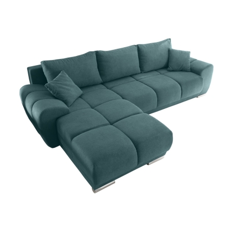 Noti left corner sofa Black Red White