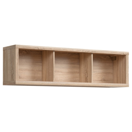 Kaspian 143cm hanging shelf Black Red White