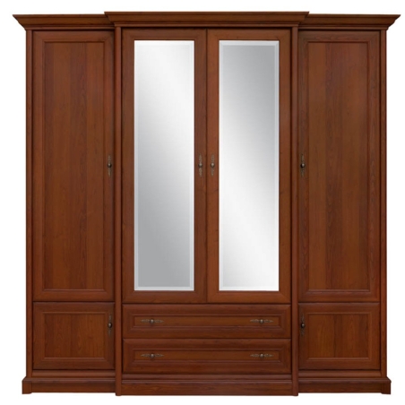 Wardrobe Kent Black Red White