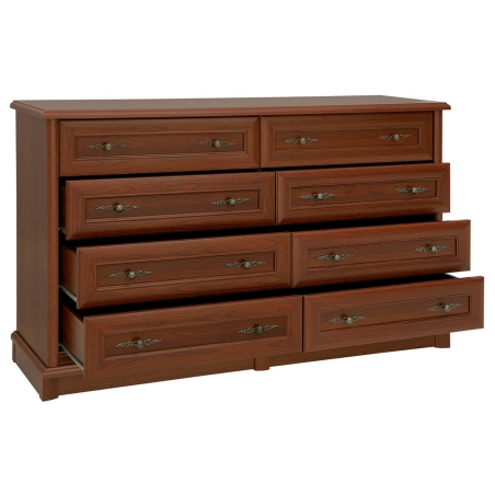 Kent chest of drawers Black Red White
