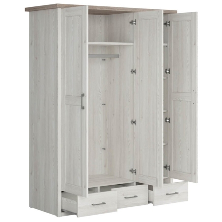 Luca Juzi SZF3D3S wardrobe Black Red White