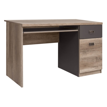 Malcolm 120 Black Red White desk