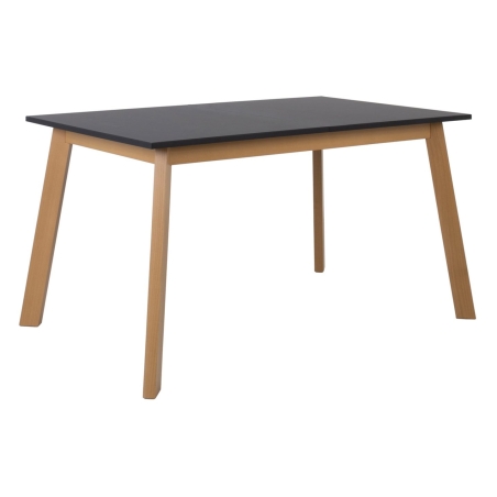 Zenda folding table 140/180x85 black/waterford oak Black Red White