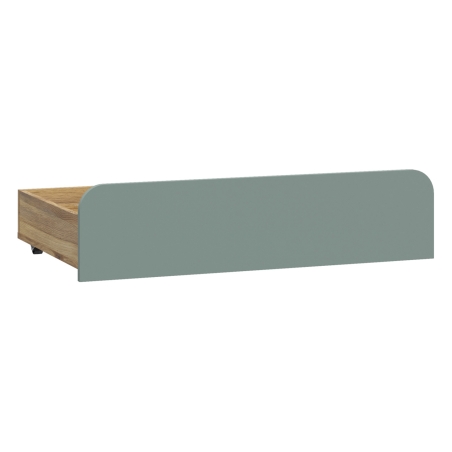 Drawer for Hoa bed 90 cm oak mauvella/sage Black Red White
