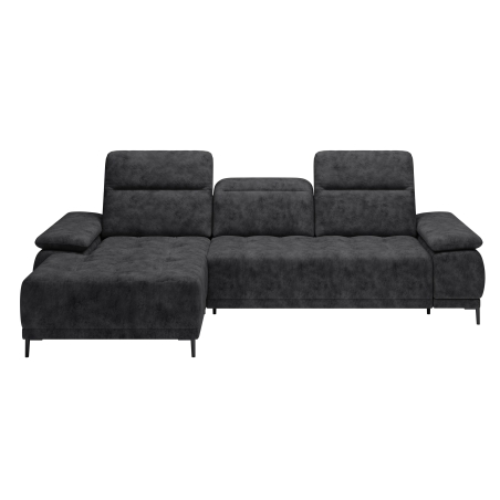 Corner side - Left, colour - shades of black, Versailles Group I Basic - Palladium 19