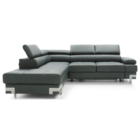 Corner sofa Emporio L natural leather Versailles