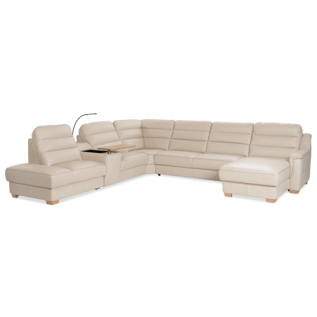 Edera Vero corner sofa with bar