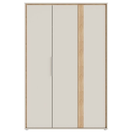 Wardrobe 130cm Wexlin Sand/Oak Mauvella Forte