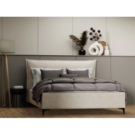 Upholstered bed Helsingborg with container 120x200cm Forte