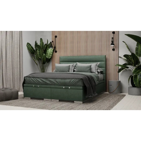 Upholstered bed Skurra without container 140x200cm Forte