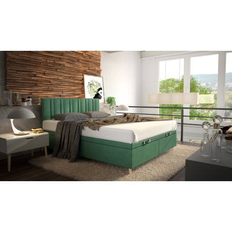 Continental bed with container Palermo 180x200cm Forte