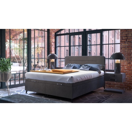 Continental bed with container Imperial 180x200cm Forte