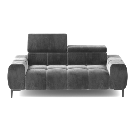 Sofa Plaza 3E elektryczna funkcja relax Wersal odcienie szarości