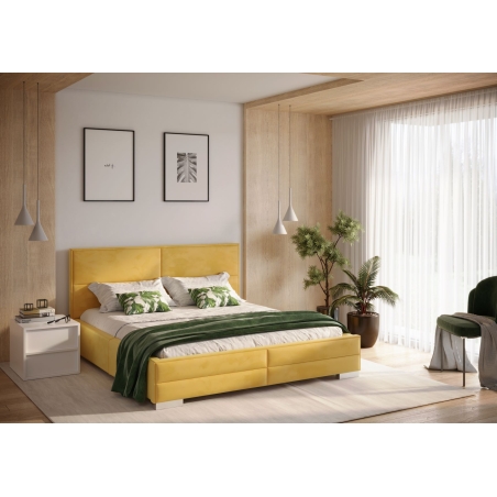 Upholstered bed with storage box Sozonti 140x200cm Forte