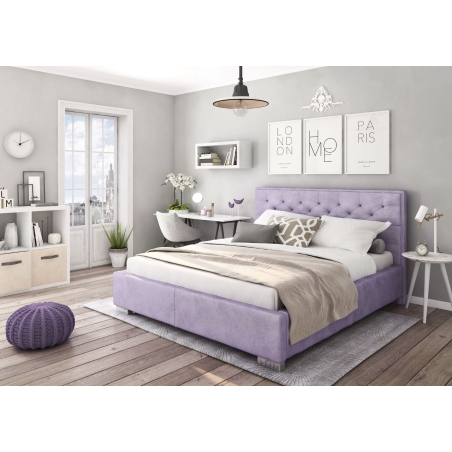 Lanciano 180x200cm upholstered bed with a container Forte