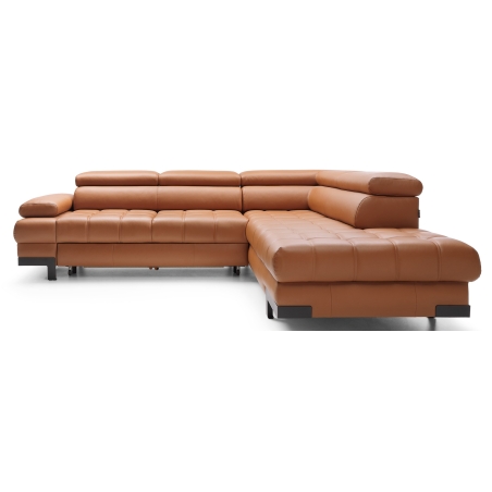 Corner sofa Selva L natural leather Versailles