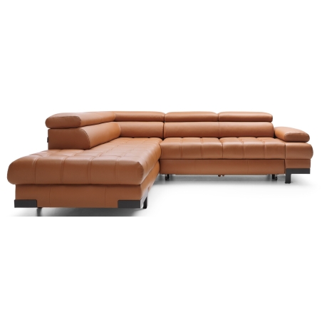Corner sofa Selva L natural leather Versailles