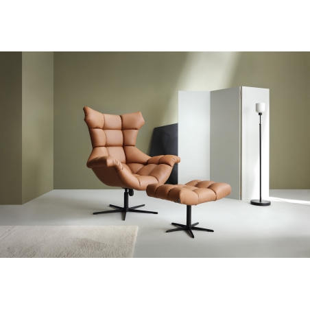 Sensi pouffe natural leather Versailles