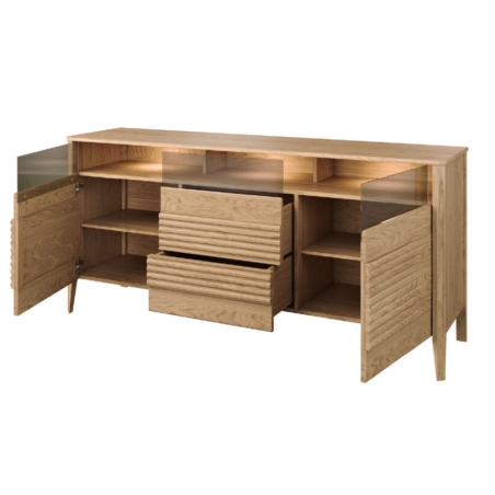 Tango large 2D2SZ chest of drawers with LED lighting Mebin
