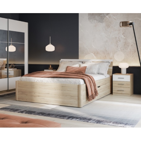 Bed with drawers Beta Type 51 160 Helvetia Wieruszów