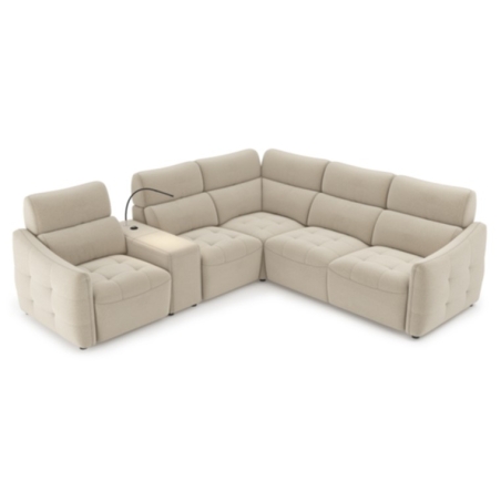 Corner side - Rights, IMS Fabrics Gr3 - Storm KR10877, colour - shades of white