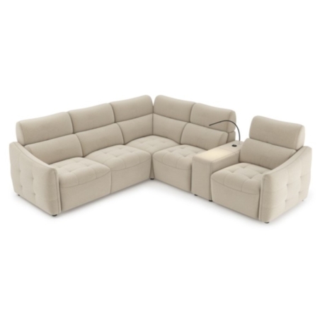 Corner side - Left, IMS Fabrics Gr3 - Storm KR10877, colour - shades of white