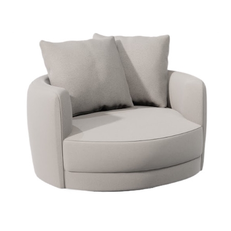 Fotel obrotowy Ciri Etap Sofa odcienie beżu Fotel obrotowy Ciri Etap Sofa odcienie beżu
