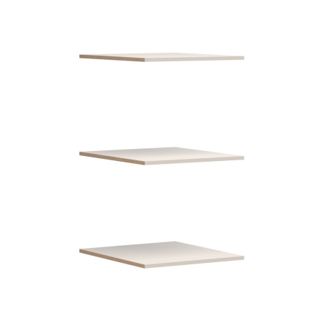copy of Shelves for the Anga wardrobe Black Red White