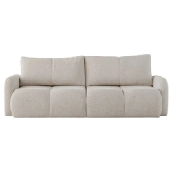 Kolor tapicerki: odcienie beżu Sofa Pio tkaniny: Loop 02 
