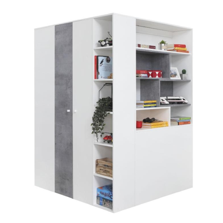 Meblar Sigma SI1 Wardrobe – Left Configuration Meblar Sigma SI1 Wardrobe – Left Configuration