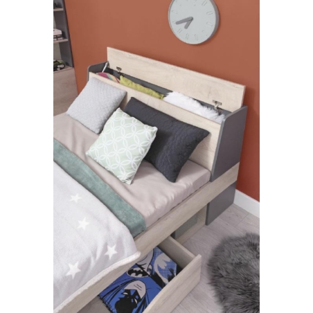 Łóżko Delta DL14 90x200 strona prawa Meblar