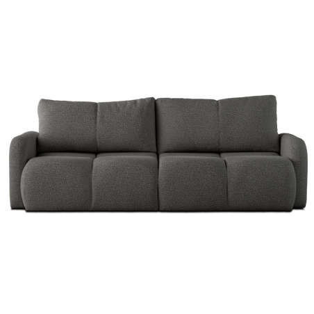 kolor - Ciemny szary, Sofa Pio tkaniny - Loop 19