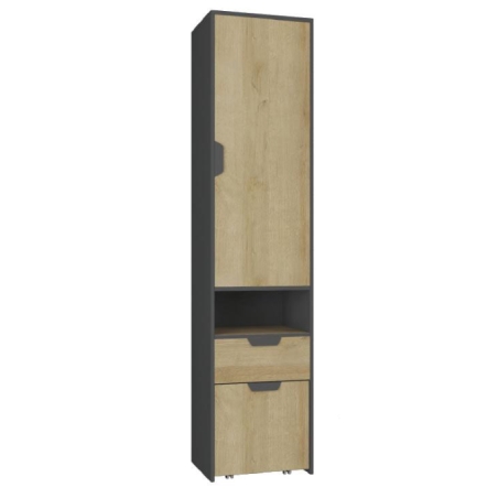 Meblar Nano NA3 Right-Opening Door Bookcase
