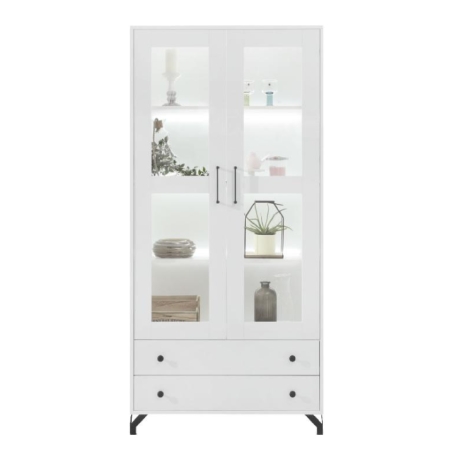 Meblar Bergen BE2 Glass Display Cabinet