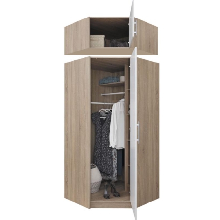 Meblar Smart SR4 Right-Side Opening Corner Wardrobe