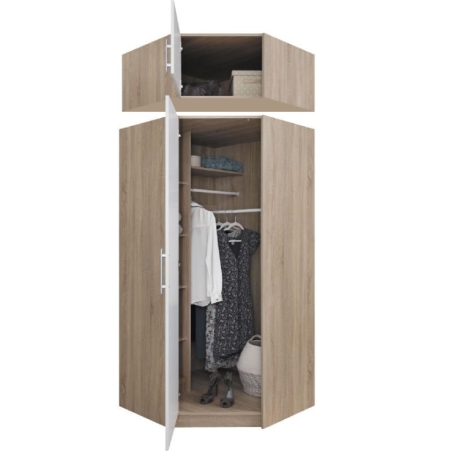 Meblar Smart SR4 Corner Wardrobe – Left-Opening Version