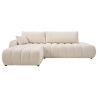 Laski Meble Baloo Corner Sofa left side beige