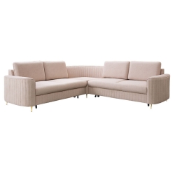 Kolor tapicerki: odcienie beżu Laski Meble Grupa I: Castel 15 