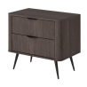 Laski Meble Veris 2-Drawer Bedside Table