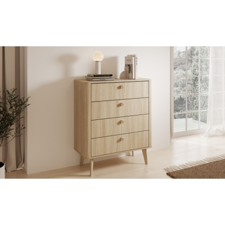 Laski Meble Viki 88 4-Drawer Chest of Drawers
