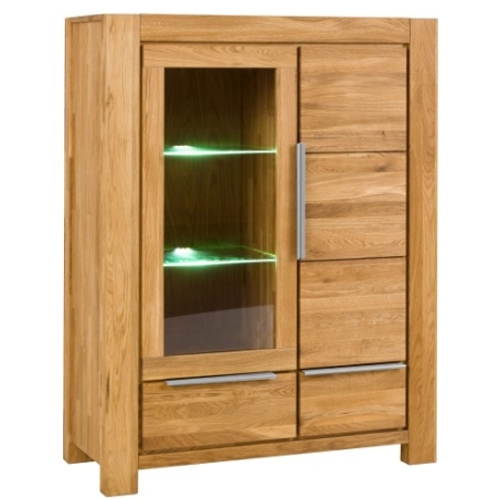 Meble Hugon – Nena Solid Beech Display Cabinet 2D3S