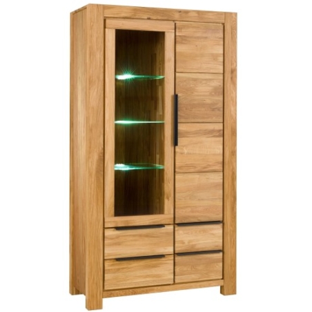 Meble Hugon – Nena Oak Display Cabinet 2D4S