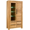 Meble Hugon – Nena Oak Display Cabinet 2D4S