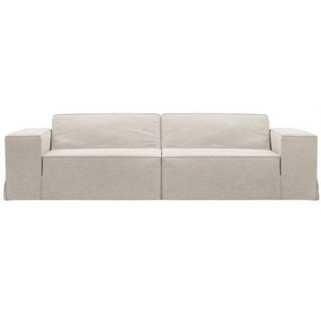 Micadoni Jodie 3-Seater Sofa with Removable Covers beige